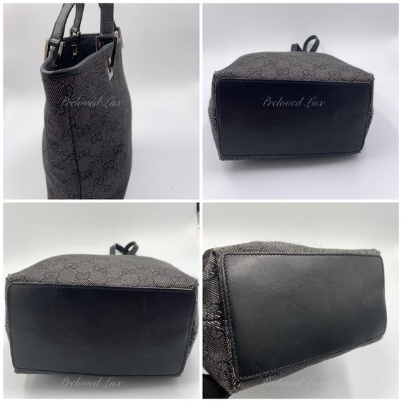 Authentic Gucci Monogram Bucket Shoulder Bag - Picture 8 of 13